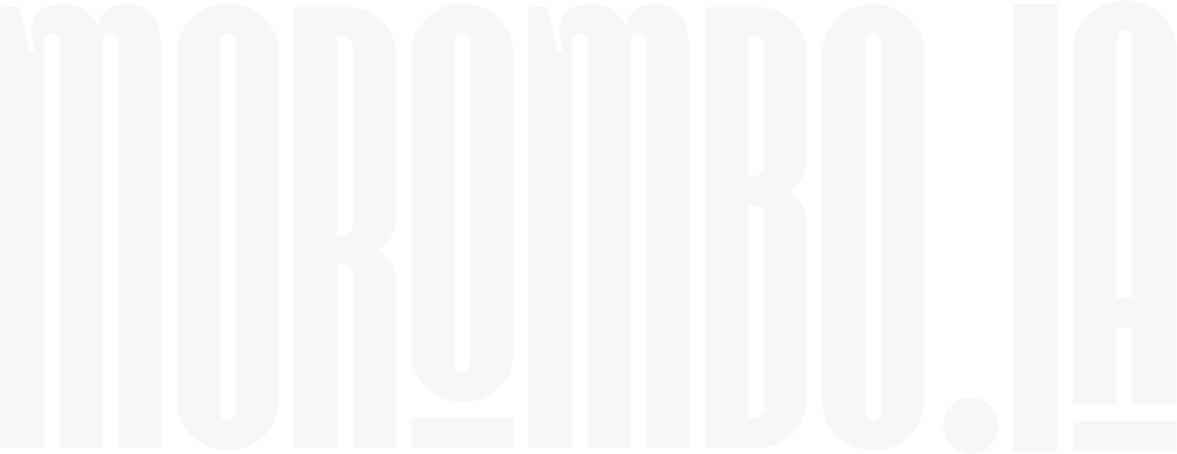 Logo branca do projeto Morombo.IA